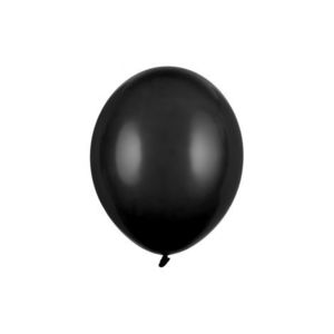 Baloane latex strong negre 30 cm 10 buc imagine