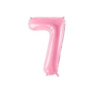 Balon folie cifra 7 roz 86 cm imagine