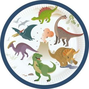 Farfurii petrecere dinozauri 18 cm imagine