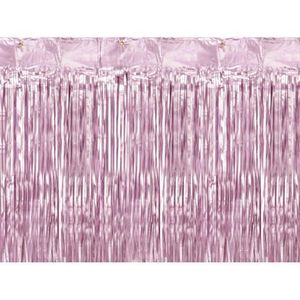 Cortina petrecere roz 90x250 cm imagine