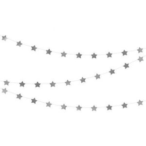 Ghirlanda stele argintii 3.6 m imagine
