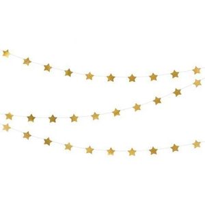 Ghirlanda stele aurii 3.6 m imagine
