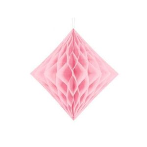 Honeycomb diamant roz deschis 20 cm imagine