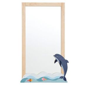 Decor Delfin pentru oglinda MO036047, gradinita si scoala imagine