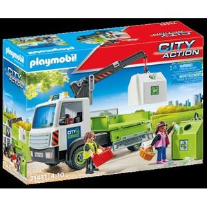 Playmobil - Camion De Reciclare Sticla Cu Container imagine