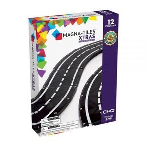 MAGNA-TILES XTRAS Roads, extensie 12 piese imagine
