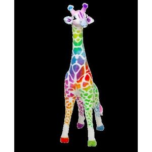 Girafa gigant din plus Rainbow, 138cm, Melissa&Doug 32203 imagine
