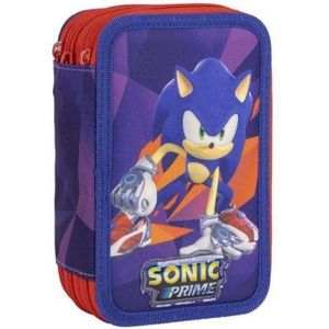 Penar echipat Sonic Prime cu 3 compartimente, 44 piese imagine