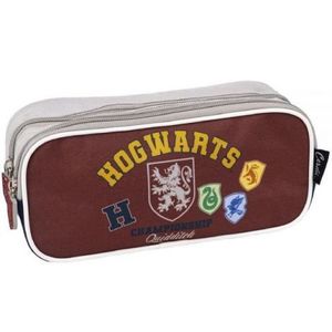 Penar Harry Potter Hogwarts cu 2 compartimente, 22x8x10 cm imagine
