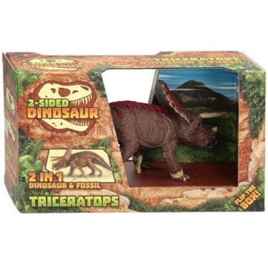 Figurina Triceratops 2 in 1 dinozaur si fosila imagine