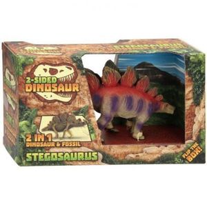 Figurina Stegosaurus 2 in 1 dinozaur si fosila imagine