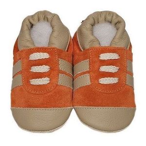 Botosei Orange Sports din piele, shooshoos, M 17-18 imagine