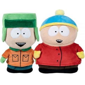 Set 2 jucarii din plus Kyle Broflovski, 18 cm si Eric Cartman, 17 cm, South Park imagine