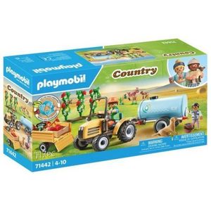 Playmobil - Tractor Cu Remorca Si Cisterna De Apa imagine