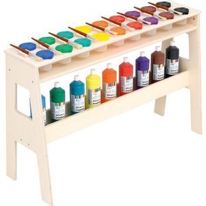Stand depozitare materiale de pictura pentru orele de desen, gradinita si scoala imagine