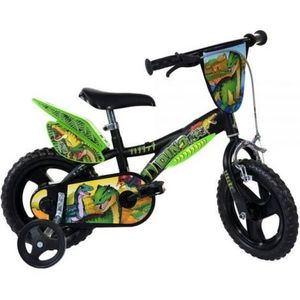 Bicicleta copii 12inch, pentru copii 3-5 ani, dinosaur 612L-DS Dino Bikes imagine