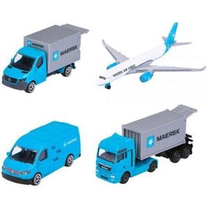Set Majorette MAERSK Logistic cu 4 vehicule imagine