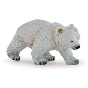 Papo Figurina Ursulet Polar Mergand imagine