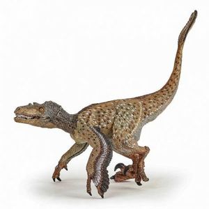 Figurina Papo - Dinozaur Velociraptor cu pene imagine