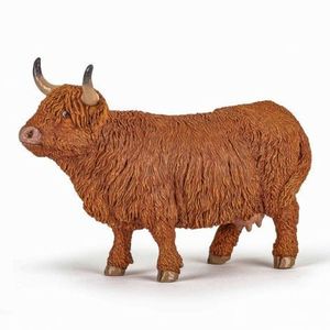 Papo Figurina Vaca Scotiana Highland imagine