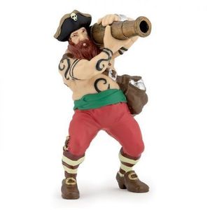 Papo Figurina Pirat Cu Tun imagine