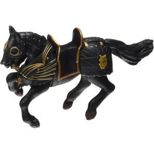 Figurina Papo-Cavaler in armura neagra imagine
