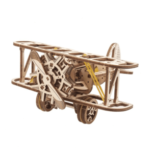 Puzzle din lemn - avion imagine