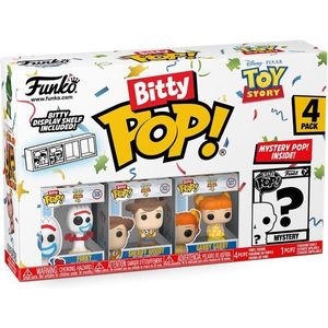 Set 4 figurine - Pop! Bitty - Disney Toy Story: Forky, Woody, Gabby Gabby and a Surprise Mystery Mini Figure | Funko imagine
