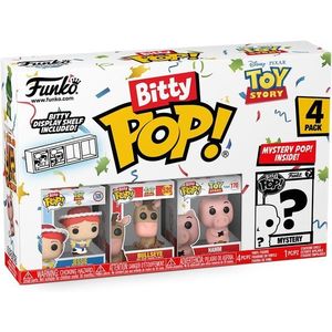 Set 4 figurine - Pop! Bitty - Disney Toy Story: Jessie, Bullseye, Hamm and a Surprise Mystery Mini Figure | Funko imagine