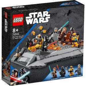 LEGO Star Wars 75334 - Obi-Wan Kenobi versus Darth Vader, 408 piese | LEGO imagine