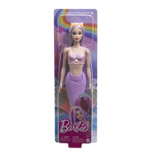 Papusa - Barbie Dreamtopia - Sirena cu par mov si coada mov | Mattel imagine