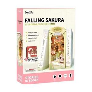 Puzzle 3D: Falling Sakura Book Nook imagine