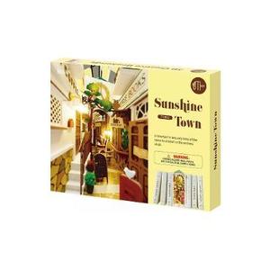 Puzzle 3D: Sunshine Town Book Nook imagine