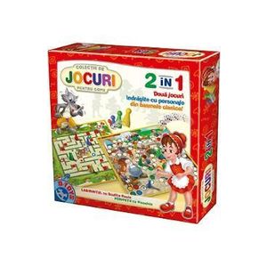 Joc 2 in 1: Labirintul cu Scufita Rosie + Peripetii cu Pinochio imagine