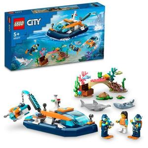 LEGO® City - Barca pentru scufundari de explorare 60377, 182 piese imagine
