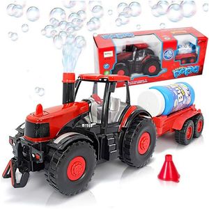 Jucarie de facut baloane de sapun Red Tractor imagine