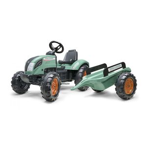 Tractor Falk pentru copii cu remorca Farm Lander verde FK 1054AB imagine