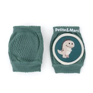 Genunchiere cu pernute PetiteMars cu elastic 13x10 cm 6 luni+ verde imagine