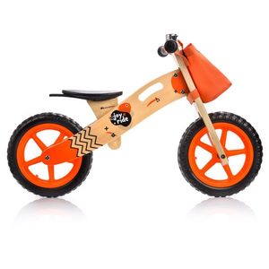 Bicicleta fara pedale din lemn Joy Ride Balance Orange imagine
