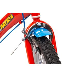 Bicicleta cu roti ajutatoare si sticluta de apa cu suport Paw Patrol Red 16 inch imagine