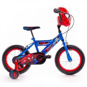 Bicicleta copii cu roti ajutatoare Spiderman 14 inch imagine