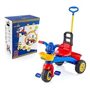 Tricicleta pentru copii cu control parental Teddy Bear in cutie imagine