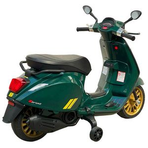 Motocicleta electrica pentru copii Vespa 12V verde imagine