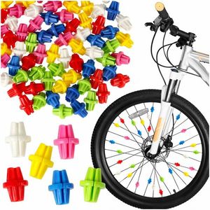 Accesorii pentru rotile bicicletei 72 bucati Multicolore imagine