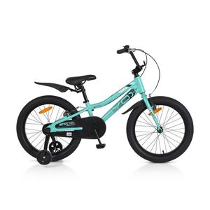 Bicicleta pentru copii Byox cu roti ajutatoare 20 inch Special Mint imagine