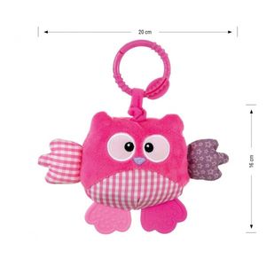 Jucarie din plus pentru agatat Cutie Owl Pink imagine