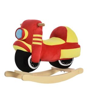 Calut Leagan, balansoar stil motocicleta cu sunet pentru copii 18-36 luni HOMCOM | Aosom RO imagine