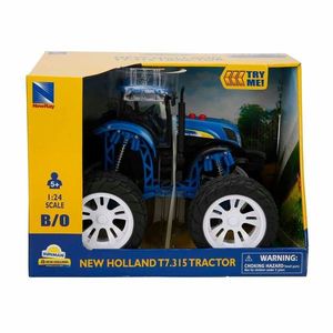 Tractor cu sunete, New Ray, New Holand T7315, 1: 24 imagine
