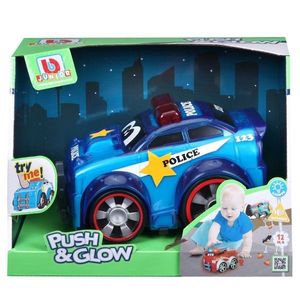 Masina de politie, Bburago Junior, Push And Glow imagine