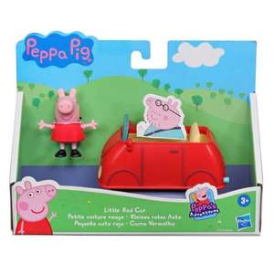 Set figurina si masinuta, Peppa Pig, Little Red Car, F2212 imagine